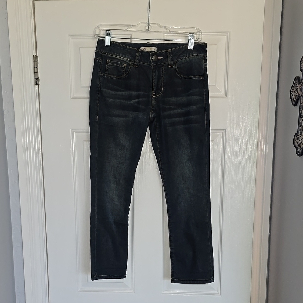 CAbi Women's Ankle & Cropped Jeans - Dark Blue